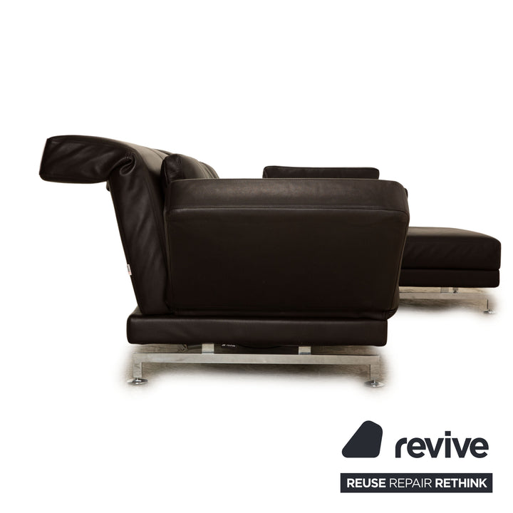 Brühl Moule Leder Sofa Braun Ecksofa Couch Funktion Relaxfunktion