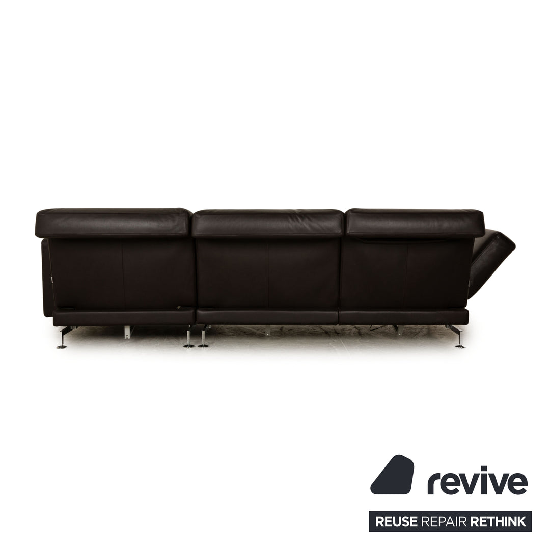 Brühl Moule Leder Sofa Braun Ecksofa Couch Funktion Relaxfunktion