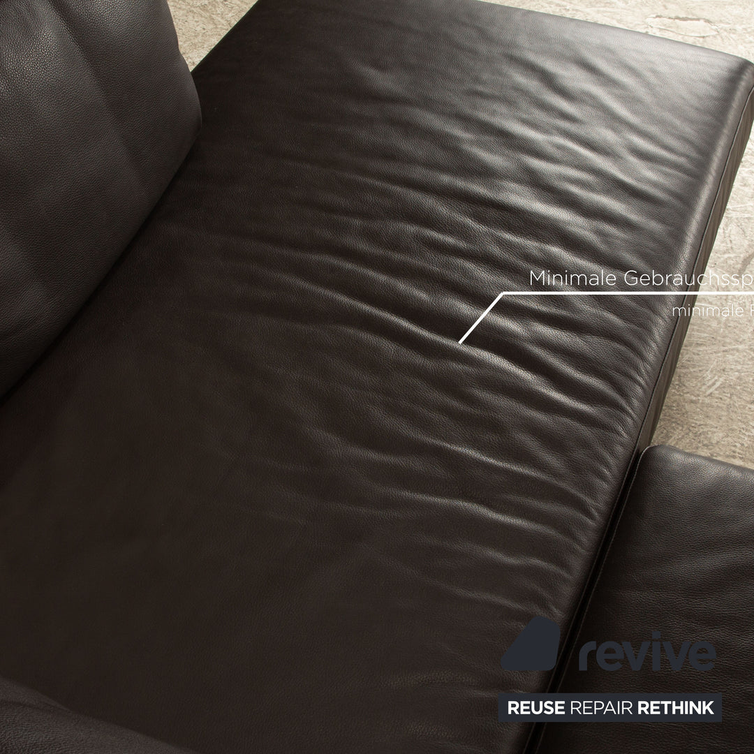 Brühl Moule Leder Sofa Braun Ecksofa Couch Funktion Relaxfunktion