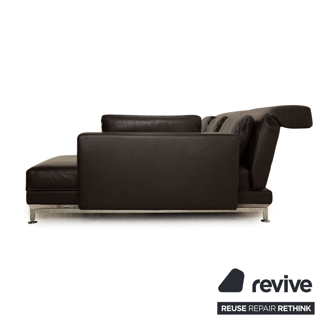 Brühl Moule Leder Sofa Braun Ecksofa Couch Funktion Relaxfunktion