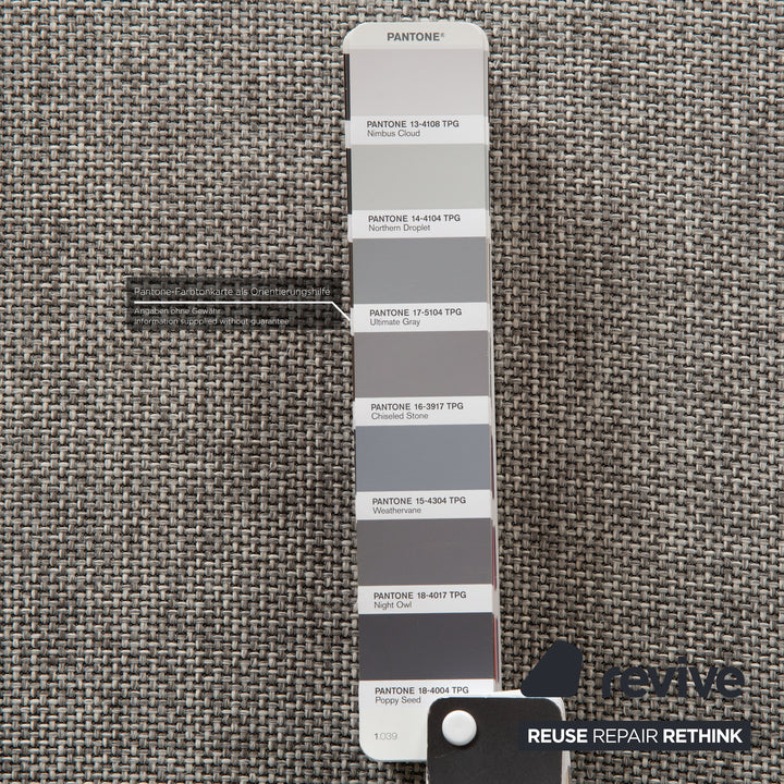 Brühl Moule Sessel Grau manuelle Funktion Liegefunktion