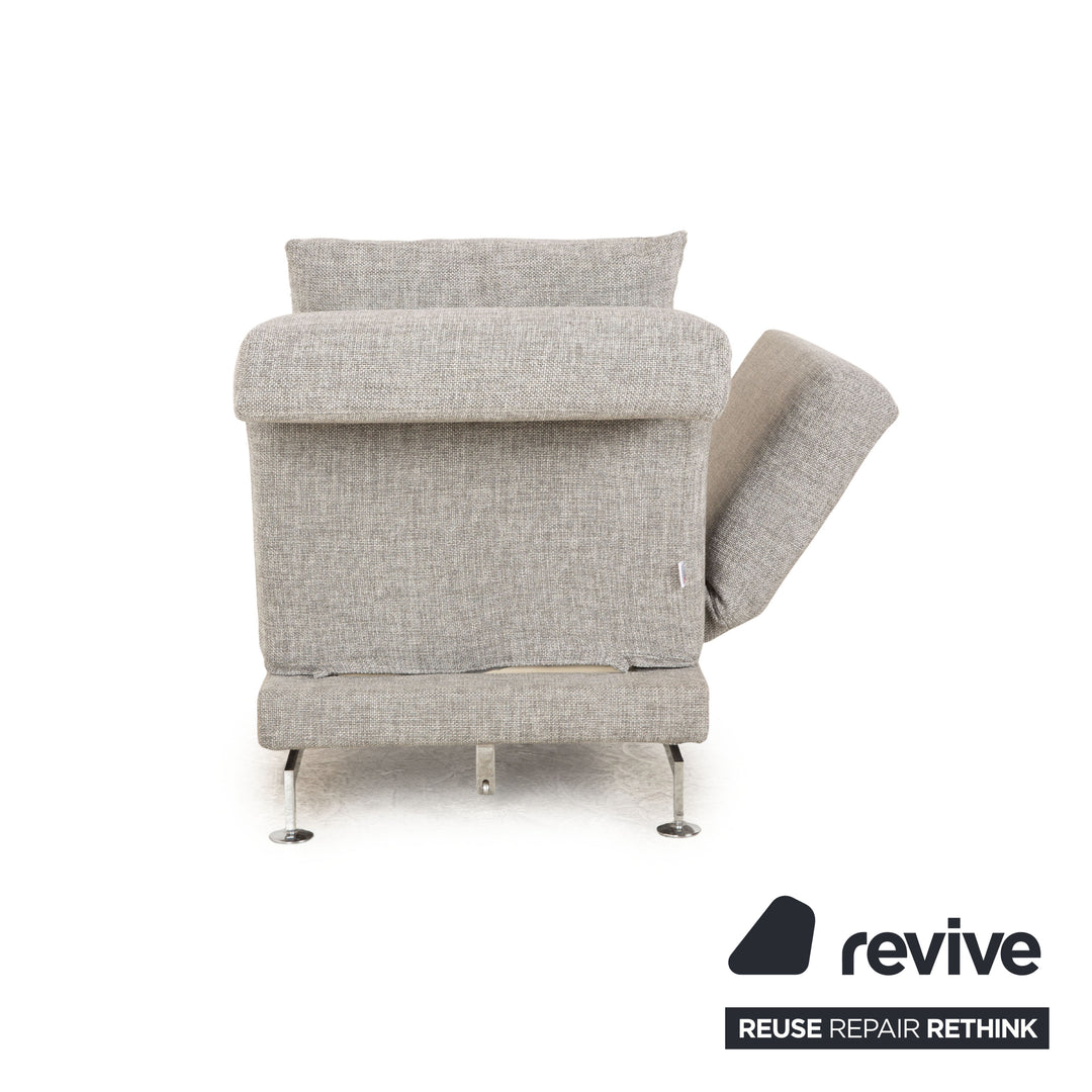 Brühl Moule Sessel Grau manuelle Funktion Liegefunktion