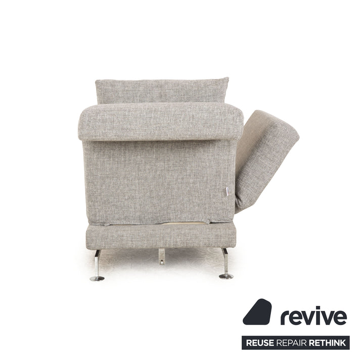 Brühl Moule Sessel Grau manuelle Funktion Liegefunktion