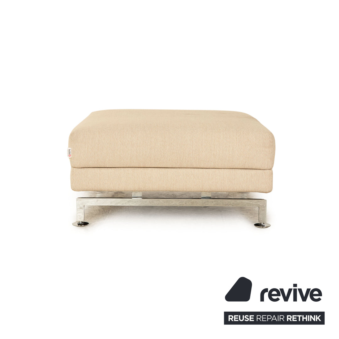Brühl Moule Stoff Hocker Beige