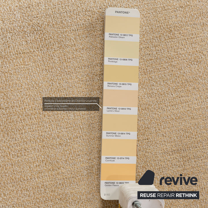 Brühl Moule Stoff Zweisitzer Creme manuelle Funktion Sofa Couch