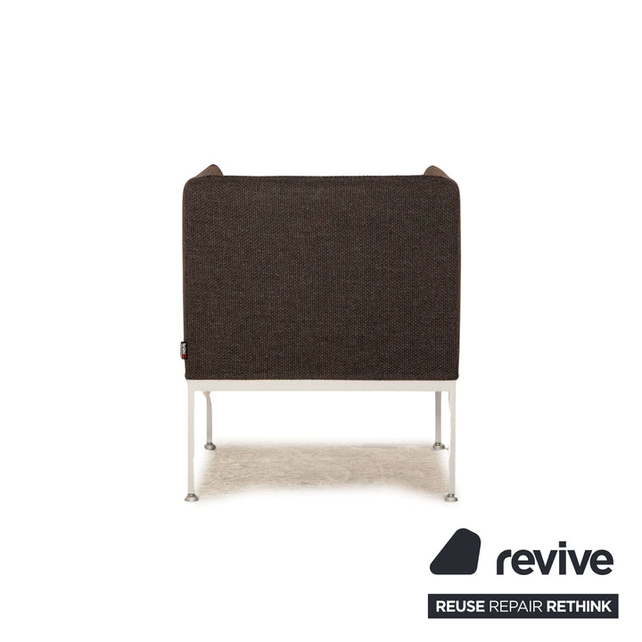 Brühl Randolph Stoff Sessel Garnitur Dunkelgrau 2x Sessel