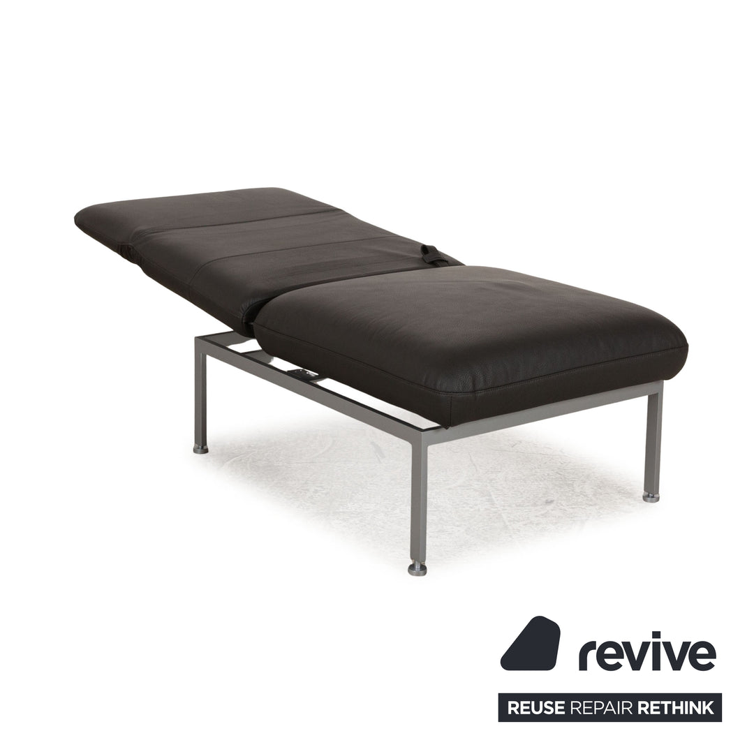 Brühl Roro Leder Sessel Grau manuelle Funktion