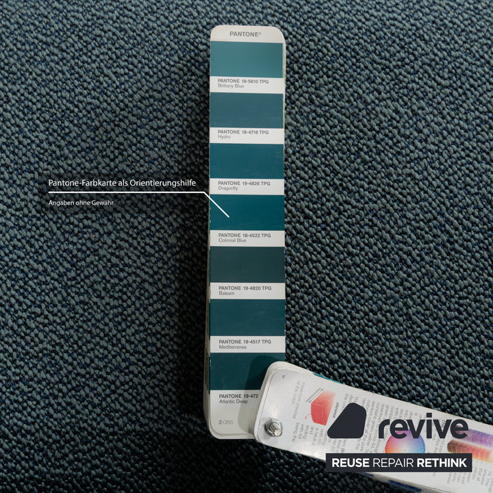 Canapé d'angle en tissu gris Brühl Roro fonction canapé fonction relax fonction sommeil