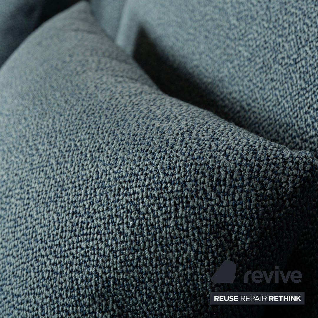 Canapé d'angle en tissu gris Brühl Roro fonction canapé fonction relax fonction sommeil