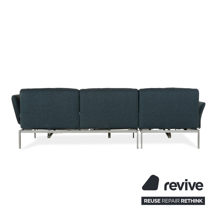 Canapé d'angle en tissu gris Brühl Roro fonction canapé fonction relax fonction sommeil