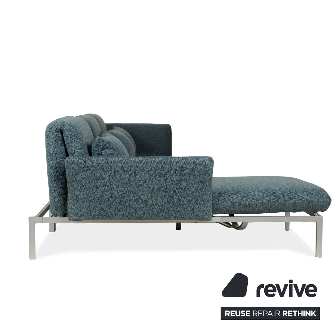 Canapé d'angle en tissu gris Brühl Roro fonction canapé fonction relax fonction sommeil