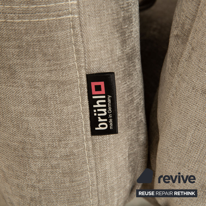 Brühl Roro fabric armchair brown manual function relaxation function