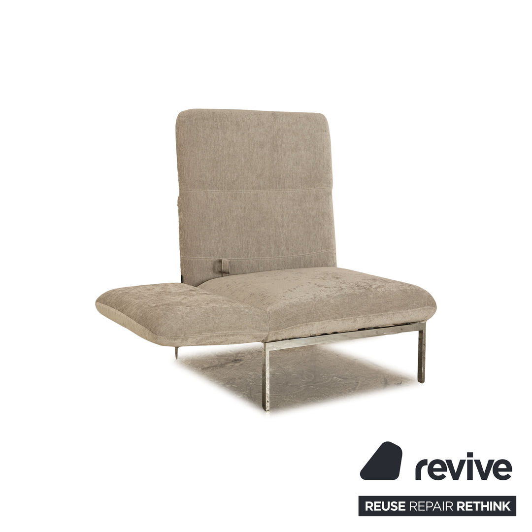 Brühl Roro fabric armchair brown manual function relaxation function