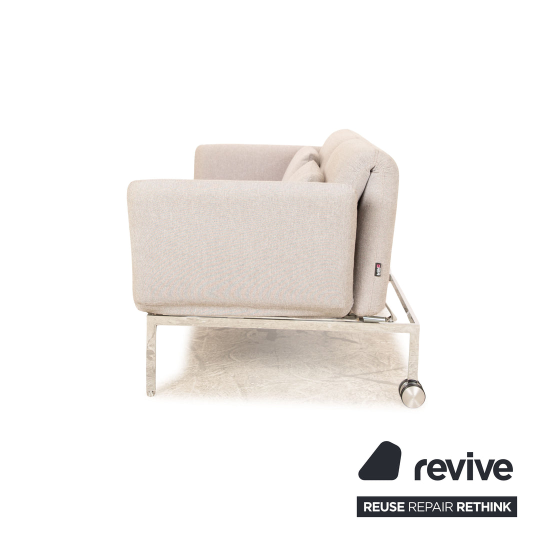 Brühl Roro tissu deux places gris fonction manuelle canapé fonction couchage