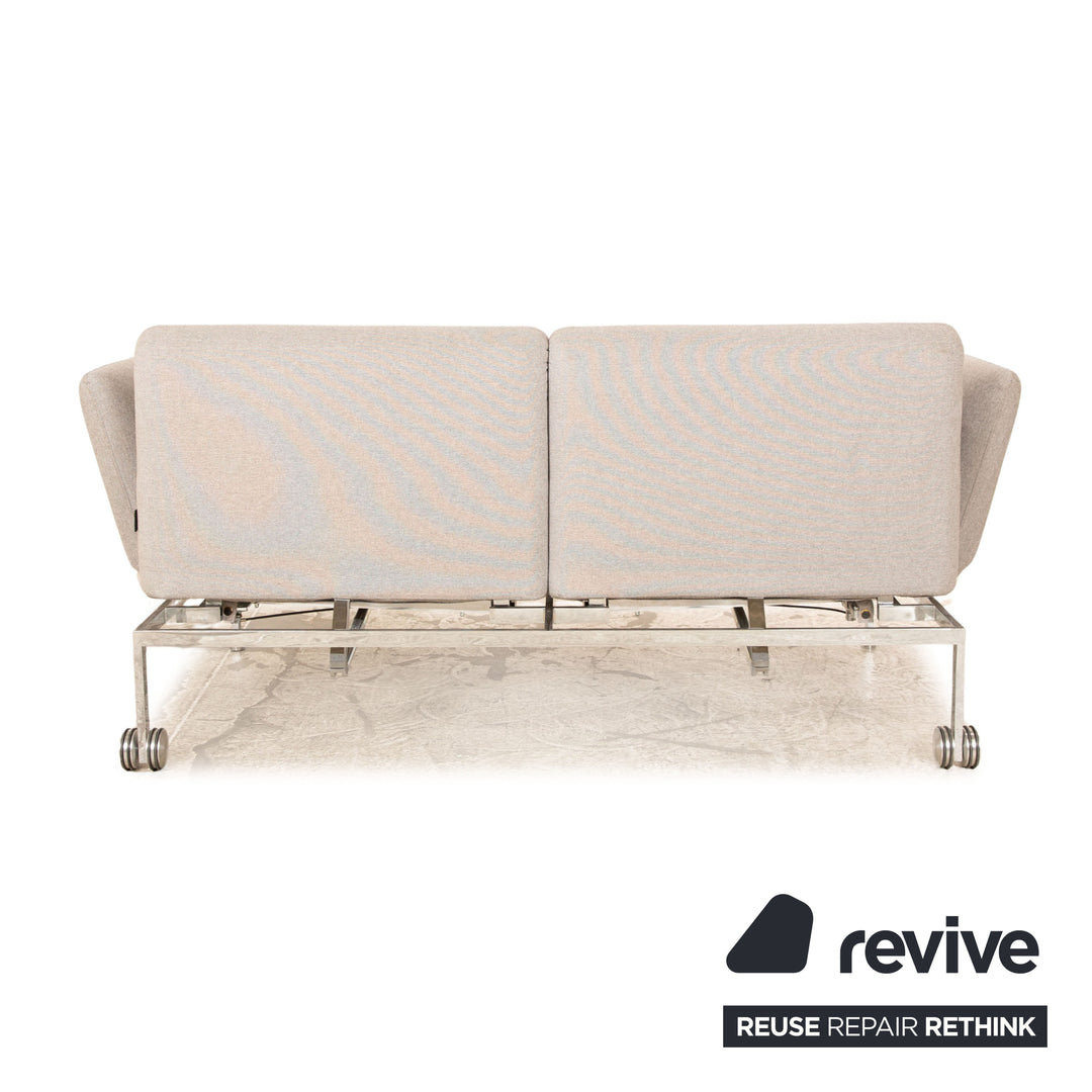 Brühl Roro tissu deux places gris fonction manuelle canapé fonction couchage