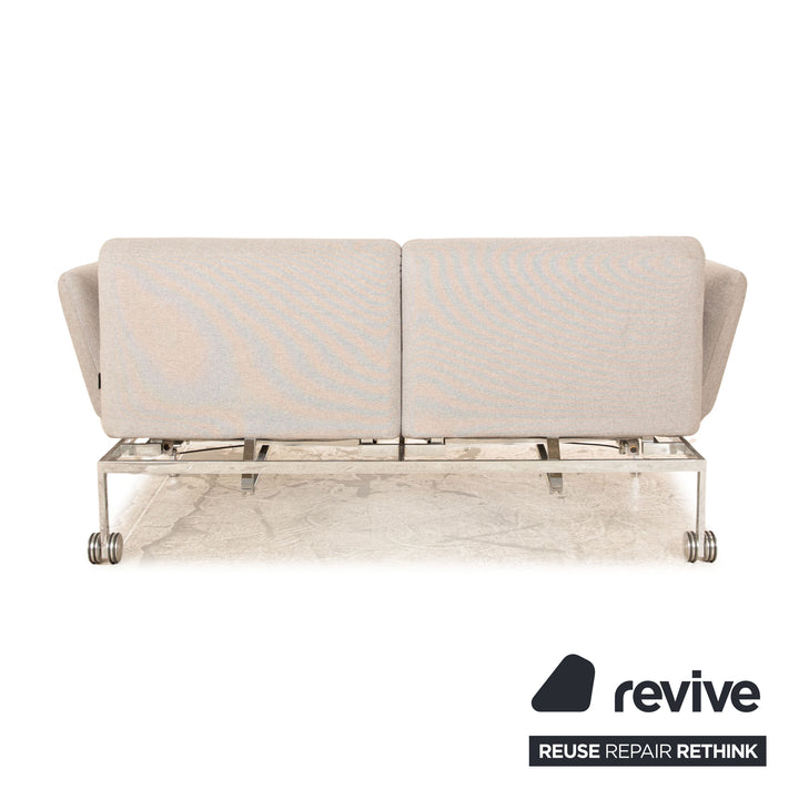 Brühl Roro tissu deux places gris fonction manuelle canapé fonction couchage