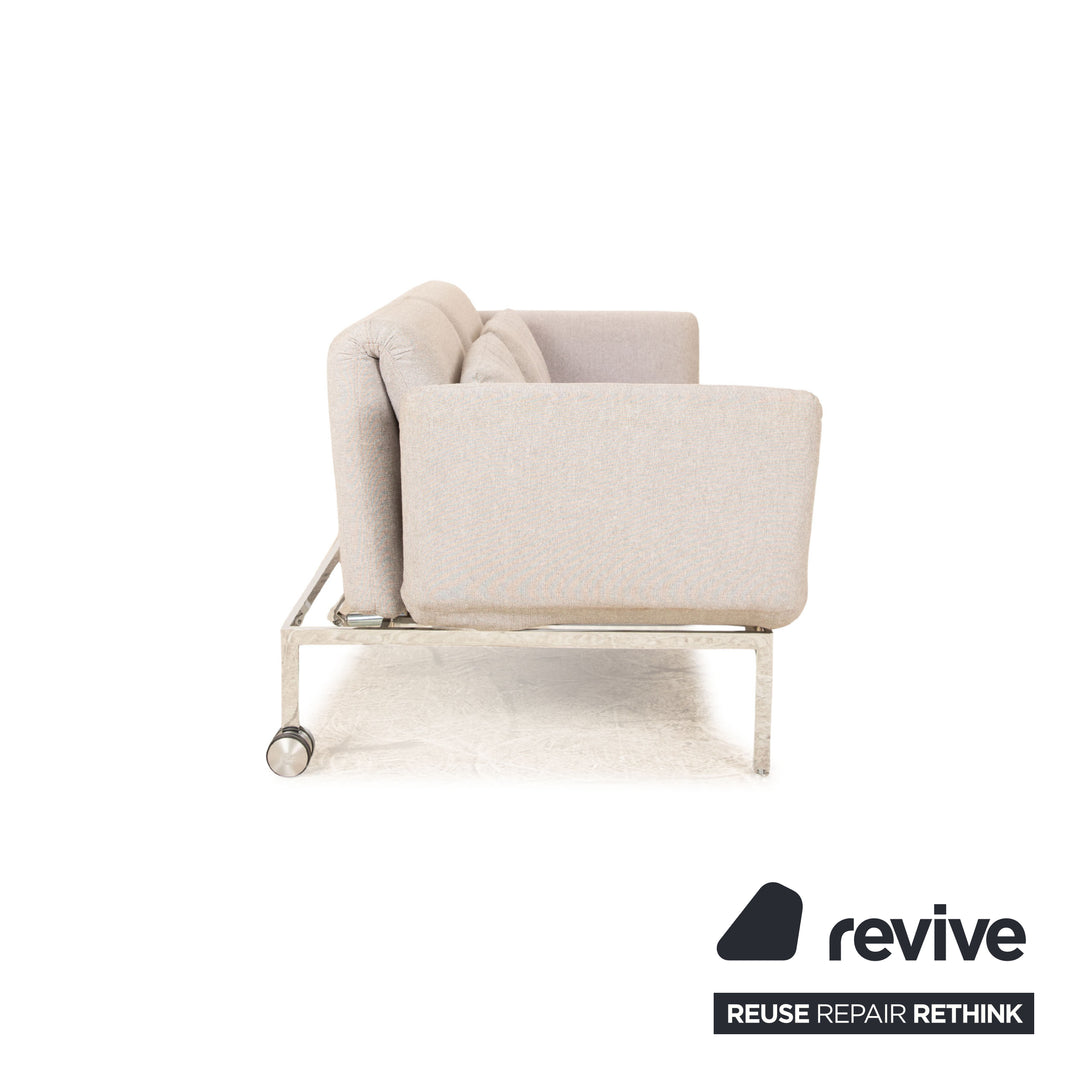 Brühl Roro tissu deux places gris fonction manuelle canapé fonction couchage