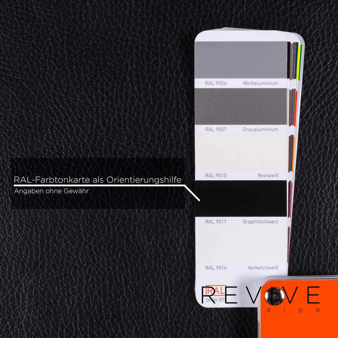 Brühl Moule Leder Sofa Schwarz Zweisitzer inkl. Funktion #10775