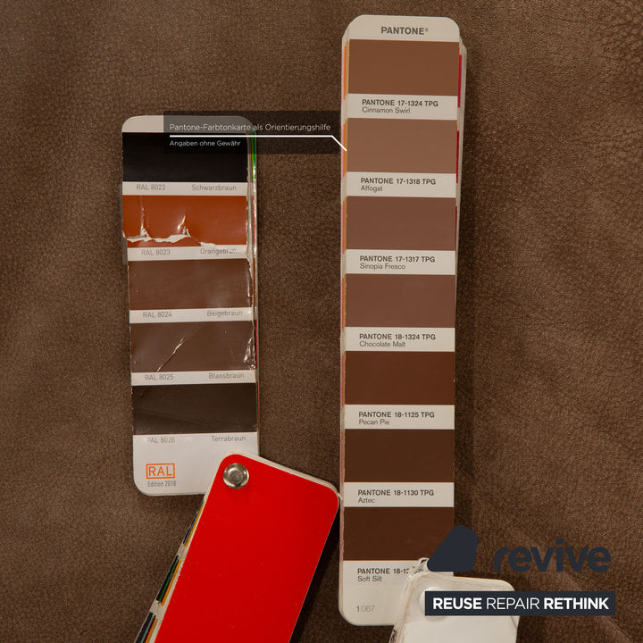 Bullfrog Akito Leather Corner Sofa Brown Beige Manual Function Smoked Oak Recamiere Left Sofa Couch