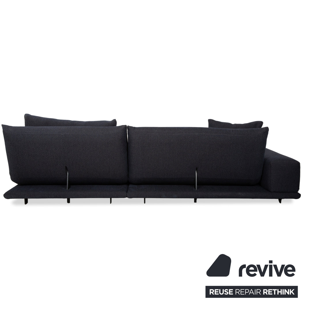 Bullfrog Zaza Stoff Ecksofa Dunkelblau Sofa Couch elektrische Funktion