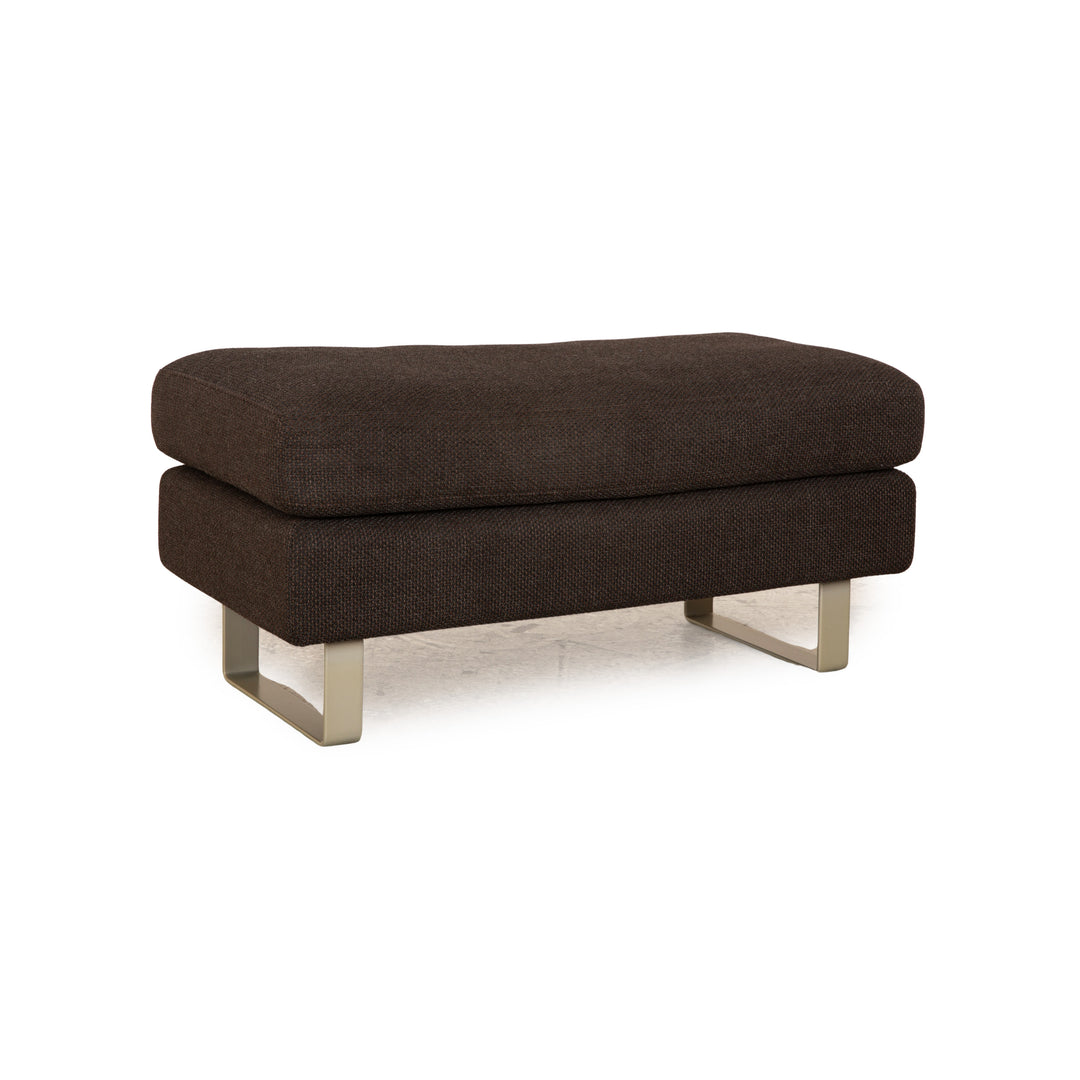 Tabouret en tissu Cor Conseta gris