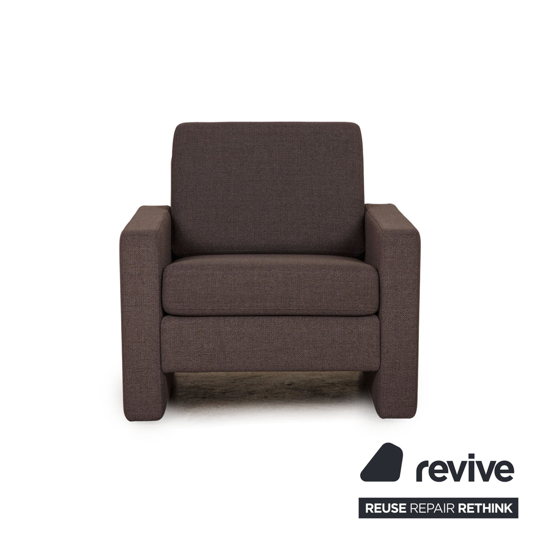 Fauteuil Cor Conseta en tissu gris