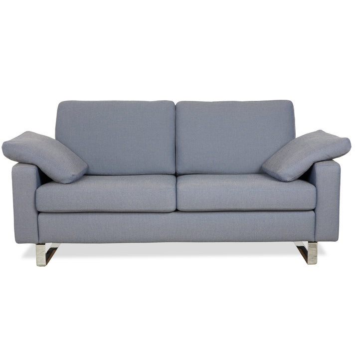 Cor Conseta Stoff Zweisitzer Grau Blau Sofa Couch