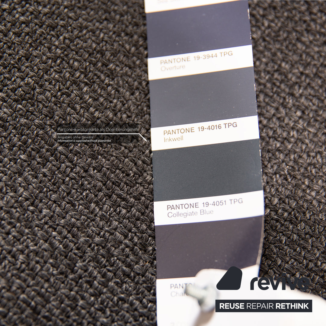 Cor Conseta Stoff Zweisitzer Grau Sofa Couch