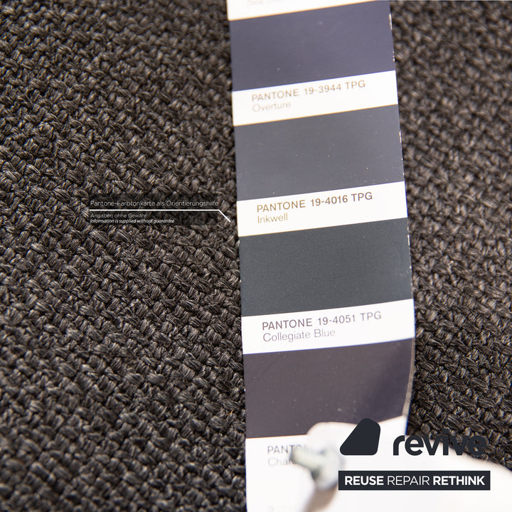Cor Conseta Stoff Zweisitzer Grau Sofa Couch