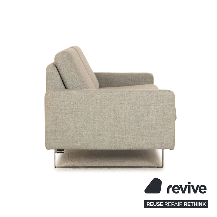 Cor Conseta Stoff Zweisitzer Grau Sofa Couch