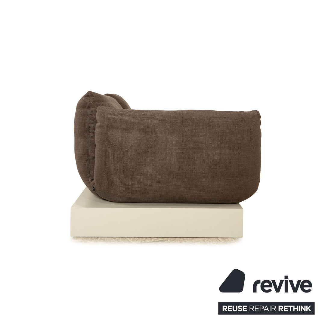 Cor Jalis Stoff Viersitzer Grau Sofa Couch
