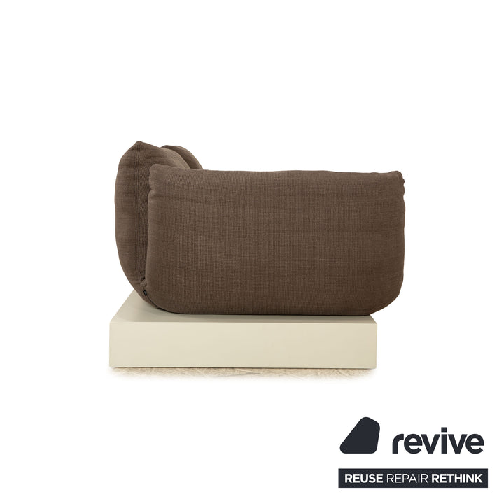 Cor Jalis Stoff Viersitzer Grau Sofa Couch