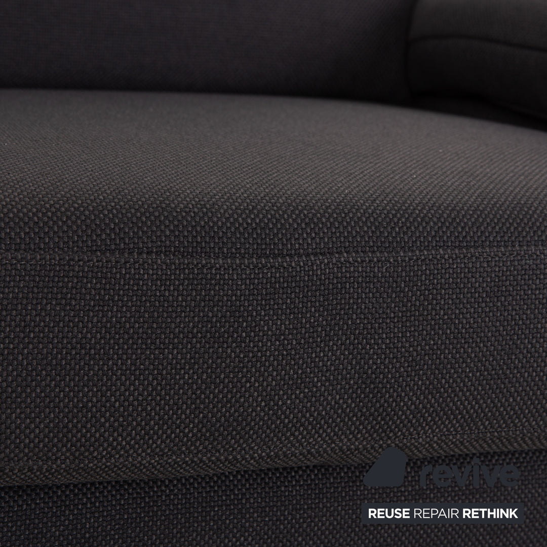 Cor Sedia Stoff Zweisitzer Grau Sofa Couch