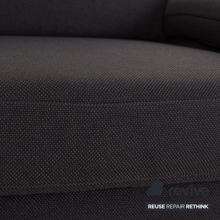 Cor Sedia Stoff Zweisitzer Grau Sofa Couch