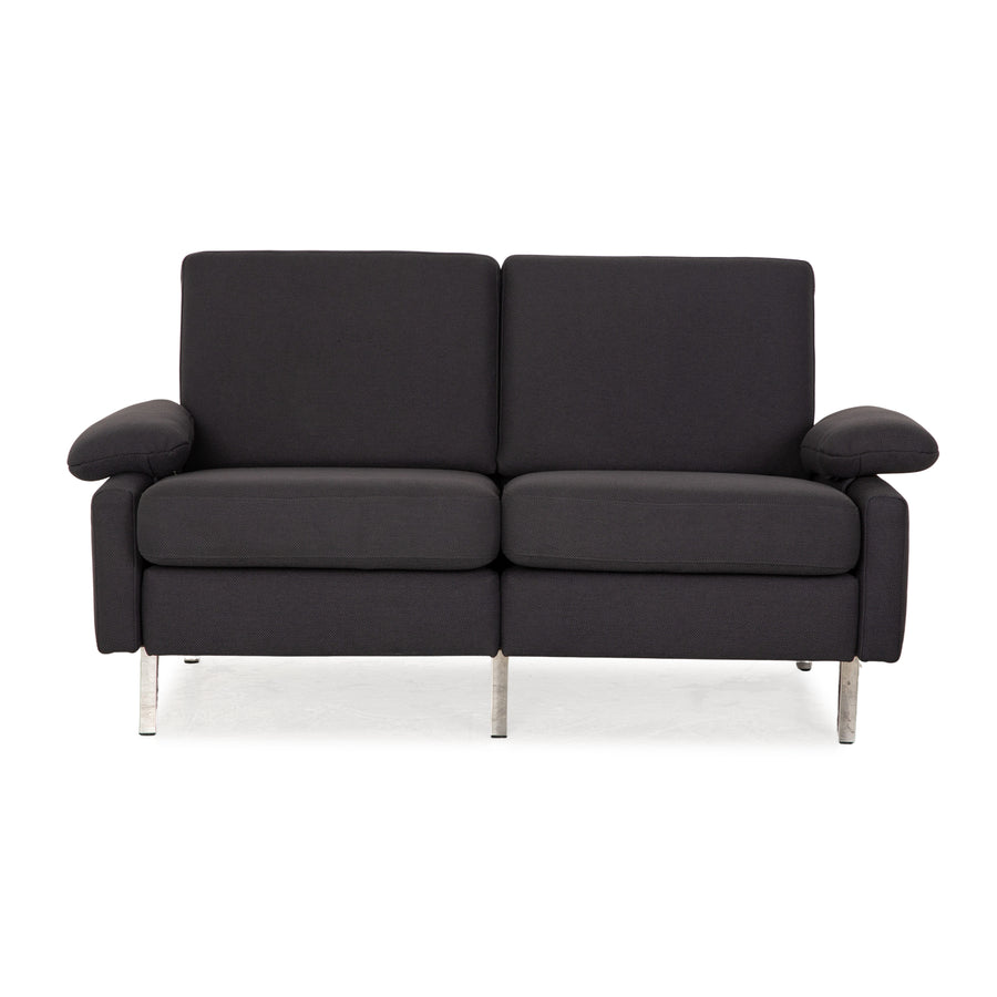 Cor Sedia Stoff Zweisitzer Grau Sofa Couch