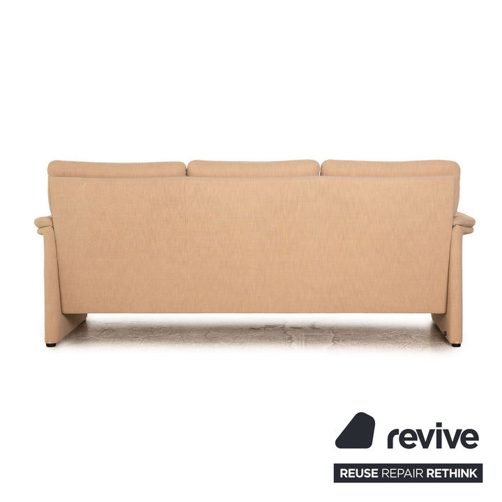 Canapé trois places en tissu Cor Zento beige