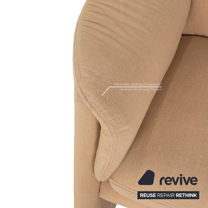 Canapé trois places en tissu Cor Zento beige