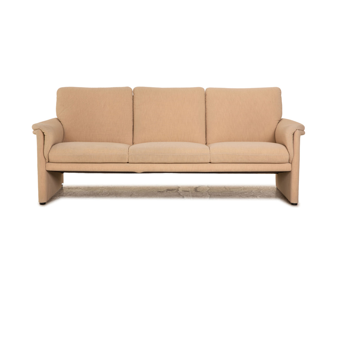 Canapé trois places en tissu Cor Zento beige