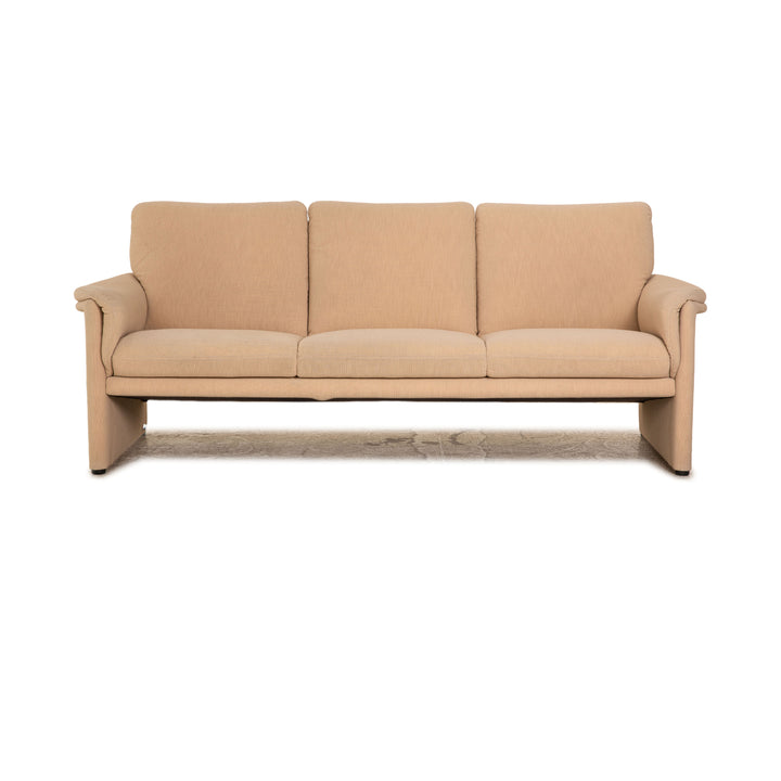 Canapé trois places en tissu Cor Zento beige