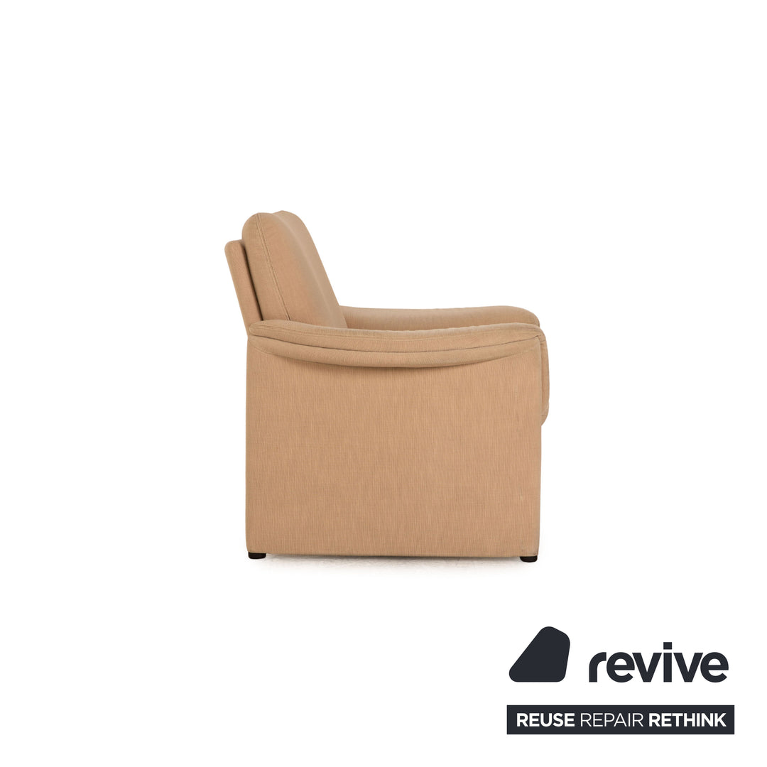 Fauteuil Cor Zento en tissu beige