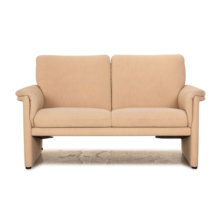 Cor Zento Fabric Two Seater Beige Sofa Couch