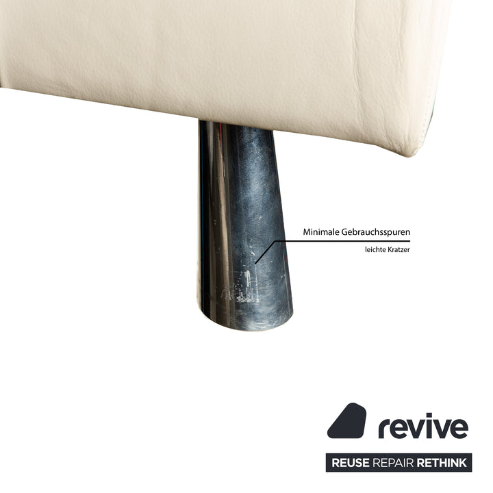 de Sede DS 104 canapé d'angle en cuir crème canapé