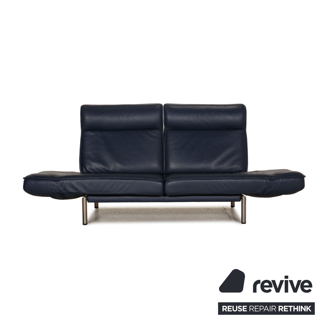 de Sede DS 450 canapé en cuir bleu fonction canapé deux places fonction relaxation