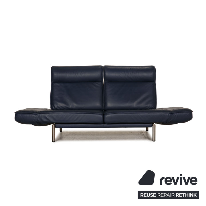 de Sede DS 450 canapé en cuir bleu fonction canapé deux places fonction relaxation