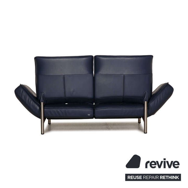 de Sede DS 450 canapé en cuir bleu fonction canapé deux places fonction relaxation