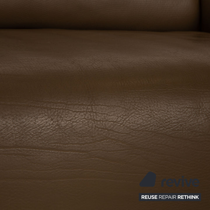 de Sede DS 47 Leder Dreisitzer Braun Sofa Couch