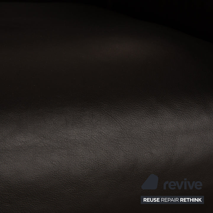 de Sede DS 560 Leder Zweisitzer Schwarz inkl. Kopfstütze Bauhaus Sofa Couch