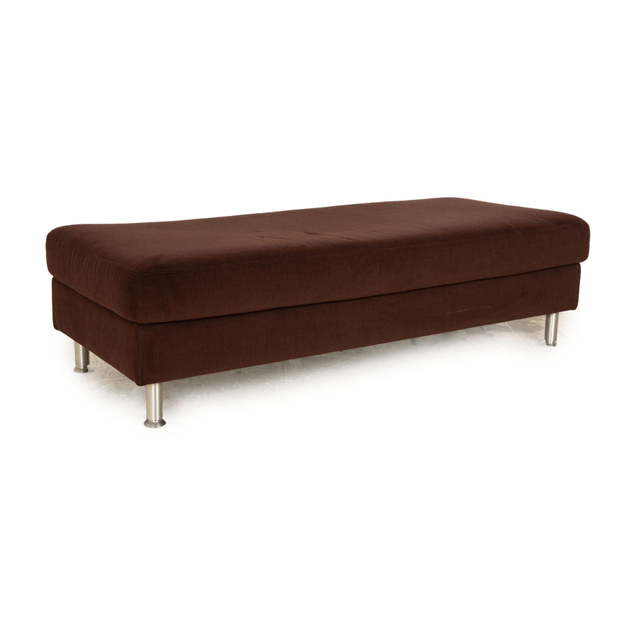 Ewald Schillig Concept Plus Stoff Hocker Braun