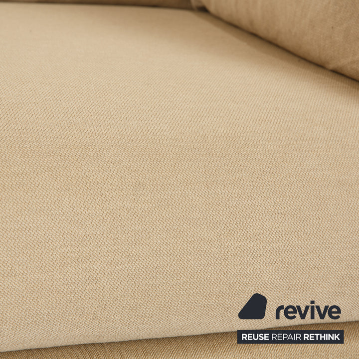Chaise longue en tissu Flexform Sunny beige