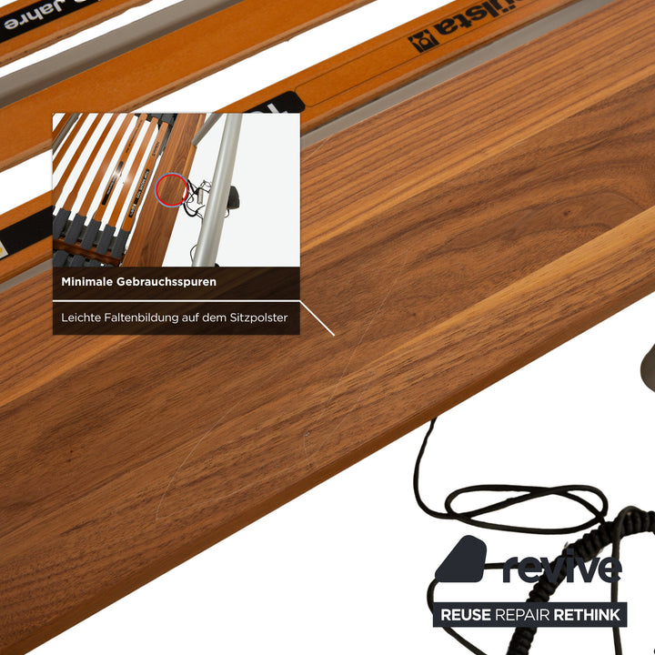 Hülsta wooden bed brown 180x200 electric function